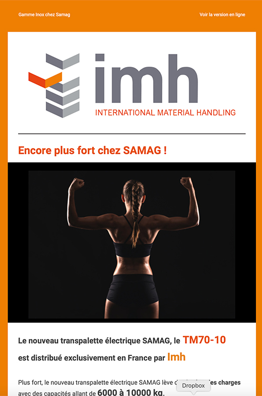 Newsletter Samag pour Imh