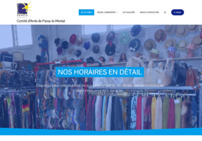Site web<br>Emmaüs Paray