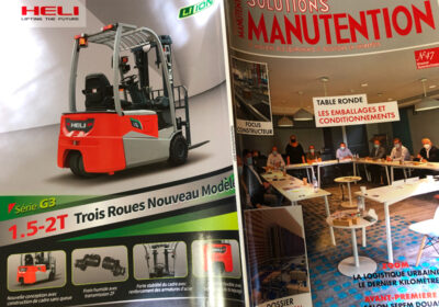 Nouvelles maquettes pour Solutions Manutention