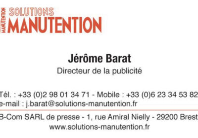 Carte de visite Solutions Manutention